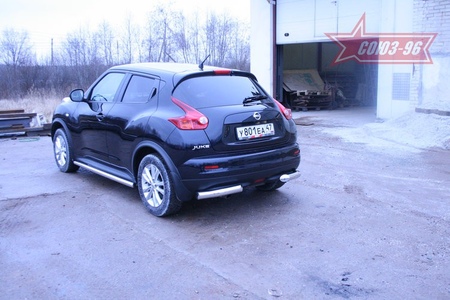 Защита задняя уголки d76, Nissan Juke 4x4 (2010-2014) NJU4.76.1396