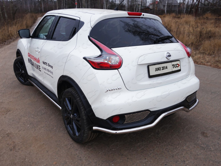 Защита заднего бампера 42,4 мм Nissan Juke (2014-2019) NISJUK2WD14-09