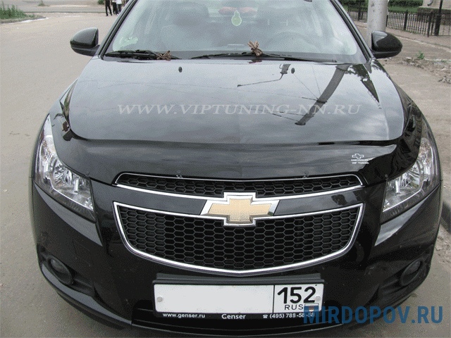 дефлектор на капот chevrolet cruze