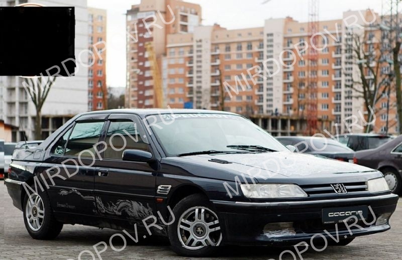 дефлектор капота peugeot 605