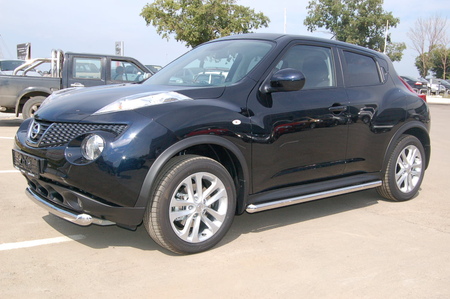 Защита порогов d57 труба Nissan Juke 2WD (2011-2020) NJ2WD-007