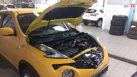 Амортизатор капота (упор) Nissan Juke (2010-2019) KU-NI-JK00-00