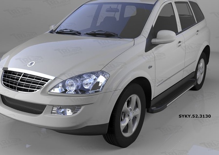 Пороги алюминиевые (Onyx) SsangYong Kyron (2005-2015) SYKY.52.3130