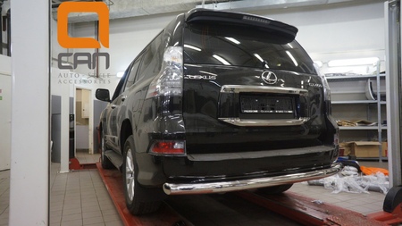 Защита заднего бампера - труба одинарная Lexus GX 460 (2014-2019) LE46.55.4604