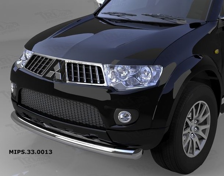 Защита переднего бампера - труба одинарная MITSUBISHI L200 (2014-2015) MIPS.33.0013