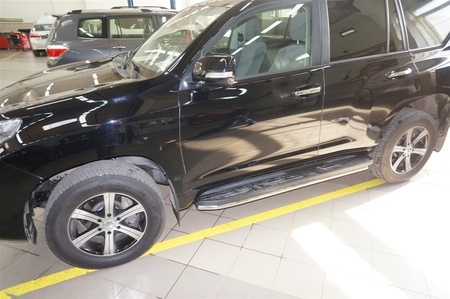 Защита штатных порогов Toyota Land Cruiser Prado 150 (2009-2017) TOC5.43.3385