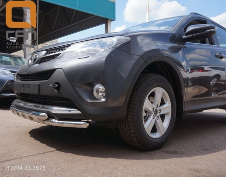 Защита переднего бампера - двойная с коробочками Toyota RAV 4 (2013-2015) TOR4.33.3575