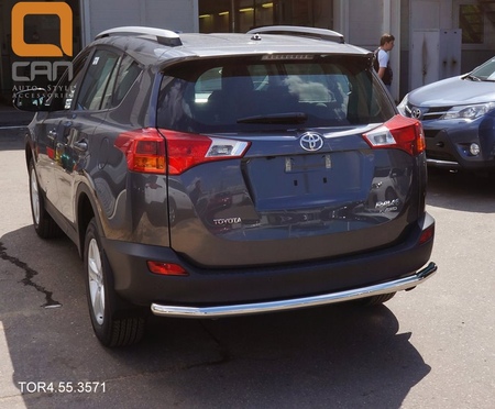 Защита заднего бампера - труба одинарная Toyota RAV 4 (2013-2019) TOR4.55.3571