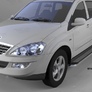 Пороги алюминиевые (Topaz) SsangYong Kyron (2005-2015)