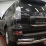 Защита заднего бампера - труба с уголками Lexus GX 460 (2014-2019)