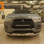 Защита переднего бампера - двойная с коробочками MITSUBISHI ASX (2012-2019)