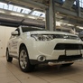 Защита переднего бампера - труба одинарная MITSUBISHI Outlander III (2012-2014)