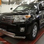 Защита переднего бампера - двойная Toyota Land Cruiser 200 (2007-2019)
