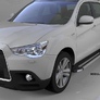 Пороги алюминиевые (Brillant) Mitsubishi ASX (2010-2012)