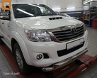 Защита переднего бампера - двойная Toyota Hilux (2011-2015)