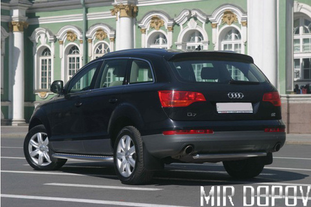 Защита задняя труба d60 Audi Q7 (2005-2009) AUDQ.75.0343