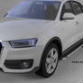 Пороги алюминиевые (Brillant) Audi Q3 (2011-2019)