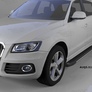 Пороги алюминиевые (Onyx) Audi Q5 (2008-2019)