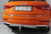 Накладка на заднюю дверь шлифованная для Audi Q3 (2019-2024)