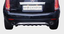 Защита задняя d 60 с элементами из профиля Cadillac SRX (2011-2019)
