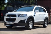 Защита переднего бампера труба d60,Chevrolet Captiva (2012-2019)