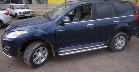 Пороги нержавеющая труба с листом Great Wall Hover H5 (2010-2019) GWHO.45.0999