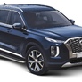 Пороги алюминиевые Premium Hyundai Palisade (2021-2024)