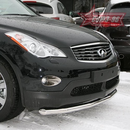 Защита переднего бампера d60 (труба) Infiniti EX (2007-2014) INEX.48.0788