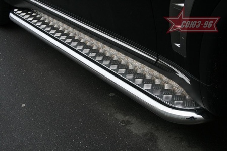 Пороги c листом d60 Infiniti FX (2009-2014) INFX.82.0749