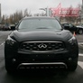 Защита передняя мини d60 низкая с нижней защитой Infiniti FX (2009-2014)