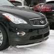 Защита переднего бампера d60 (труба) Infiniti EX (2007-2014)