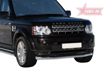 Защита переднего бампера d76 труба Land Rover Discovery IV (2009-2019) LRDV.48.1243