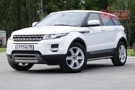 Защита переднего бампера труба овальная d75х42 Land Rover Range Rover Evoque (2011-2019) RREV.48.1770