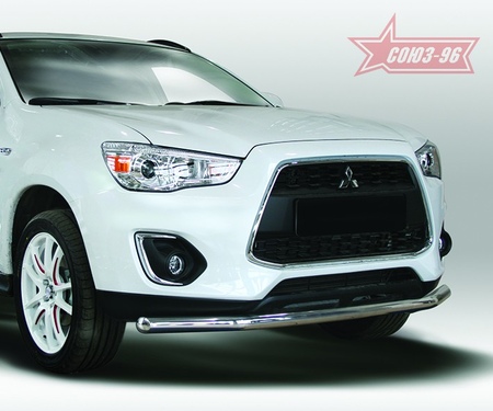 Защита переднего бампера труба d60 Mitsubishi ASX (2012-2019) MASX.48.1668