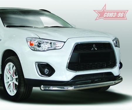 Защита переднего бампера труба d76 Mitsubishi ASX (2012-2019) MASX.48.1670