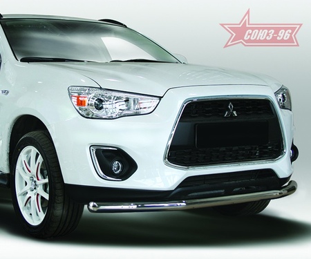 Защита переднего бампера труба d60 Premium Mitsubishi ASX (2012-2019) MASX.48.1672