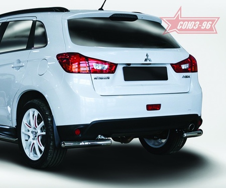 Защита задняя уголки d60 Mitsubishi ASX (2012-2019) MASX.76.1676