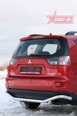 Защита задняя d60 волна Mitsubishi Outlander XL (2010-2012) MIOU.75.1042