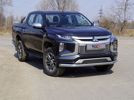 Защита передняя нижняя 76,1 мм Mitsubishi L200 (2019-2024) MITL20019-38