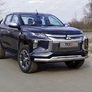 Защита передняя нижняя овальная 75х42 мм Mitsubishi L200 (2019-2024)