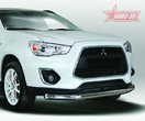 Защита переднего бампера труба d76 Mitsubishi ASX (2012-2019)