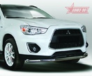 Защита переднего бампера труба d60 Premium Mitsubishi ASX (2012-2019)