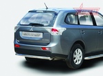 Защита задняя d60 короткая Mitsubishi Outlander (2012-2014)