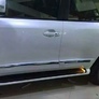 Пороги OEM со светодиодной подсветкой белый перламутр Toyota Land Cruiser 200 (2015-2021)
