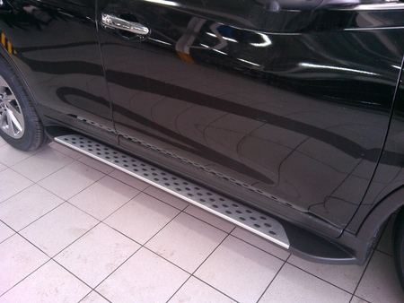 Пороги OEM с алюминиевым усилителем Nissan X-Trail (2015-2023) CNT18-14QJ-005A