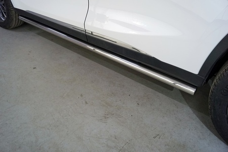 Пороги труба 60,3 мм для CheryExeed TXL (2020-2021) CHEREXETXL20-14