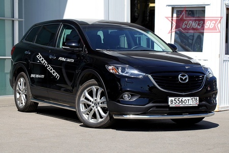 Защита переднего бампера труба d60 Mazda CX-9 (2012-2019) MCX9.48.1758