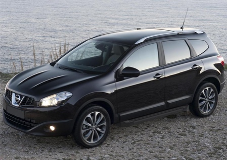 Пороги алюминиевые Black new Nissan Qashqai (2013-2019) F173ALB.4704.1