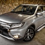 Пороги алюминиевые Silver new Mitsubishi Outlander (2012-2023)