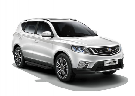 Пороги алюминиевые Premium-Black Geely Emgrand X7 (2019-2023) A173ALB.1904.1